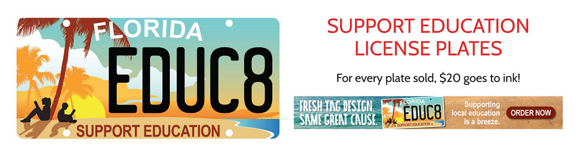Support Education License Plates